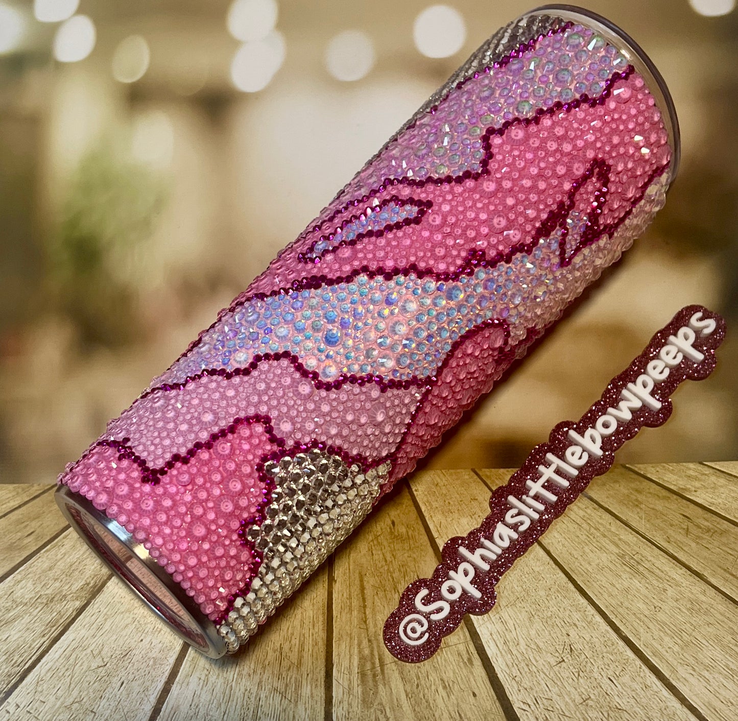 Geode Rhinestone Tumbler
