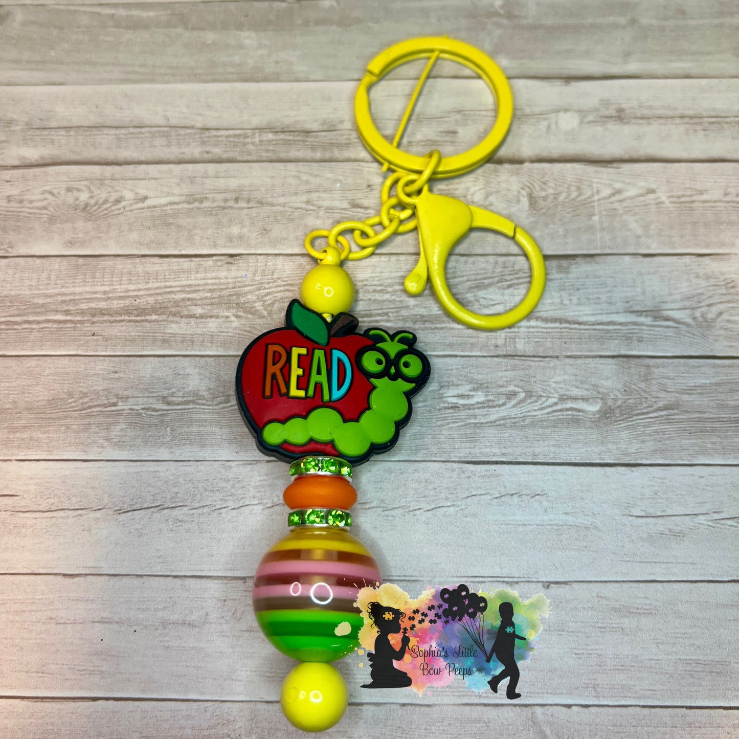Read Teacher Keychain