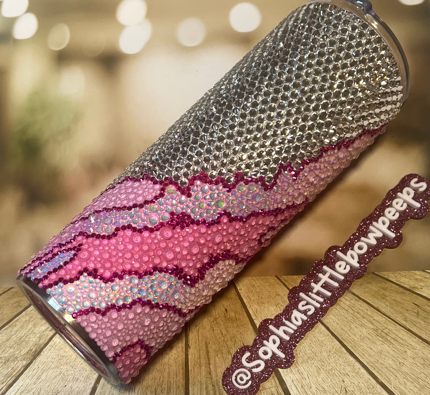 Geode Rhinestone Tumbler