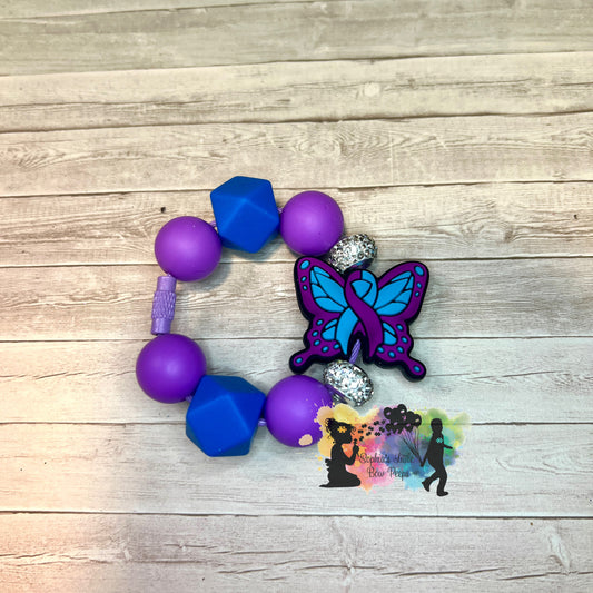 Domestic Violence Awareness Cup Charm