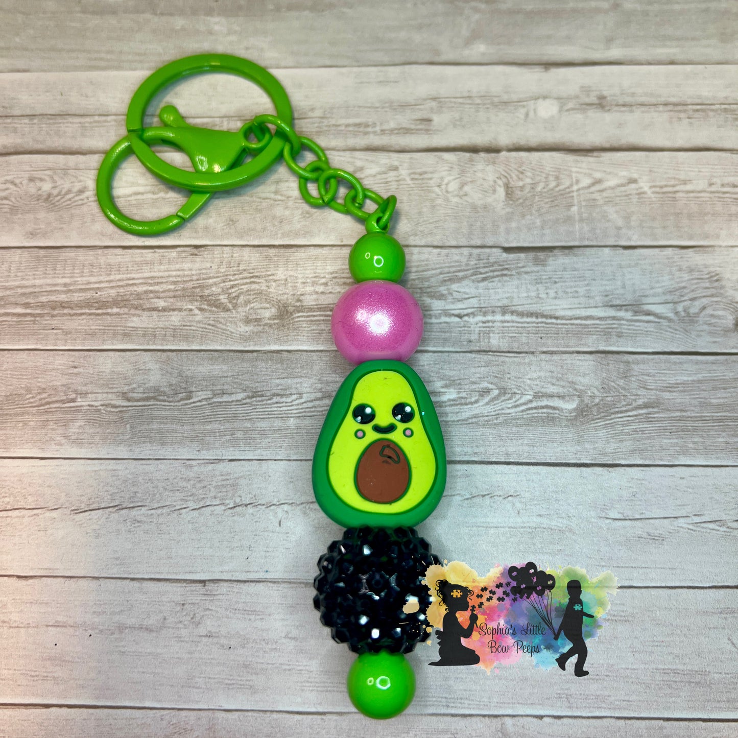 Avocado Keychain