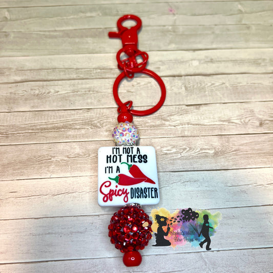 Not a Hot Mess Keychain