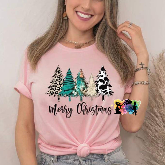 Merry Christmas Country Trees