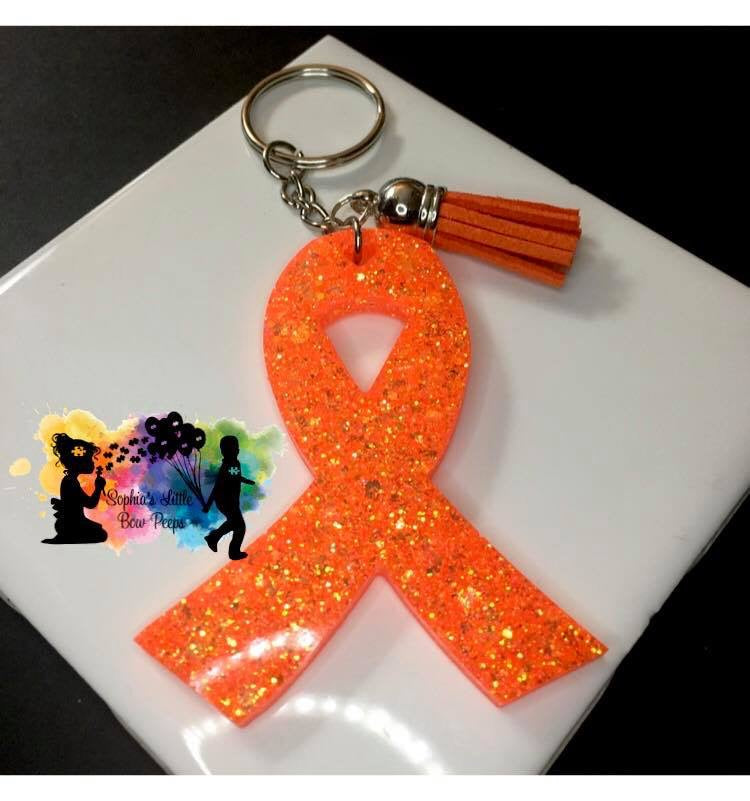 Awareness Ribbon keychain