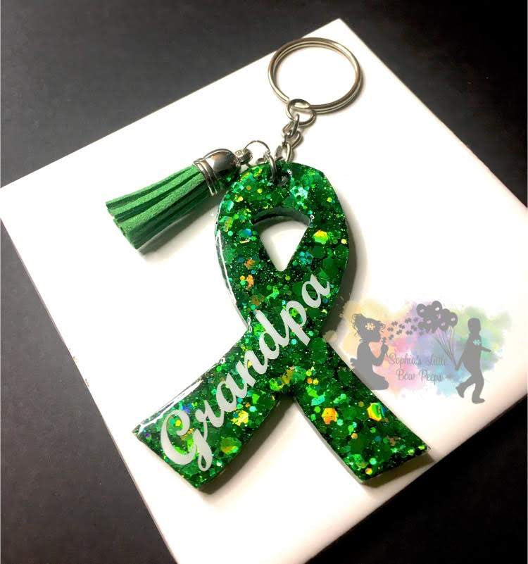 Awareness Ribbon keychain